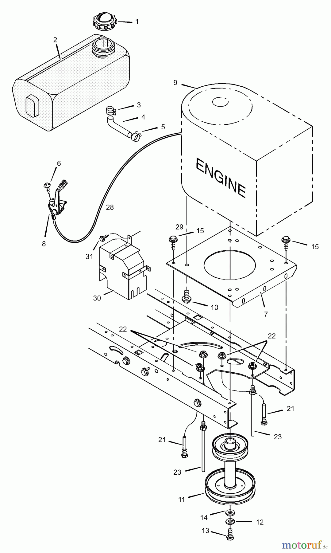 Murray Rasen- und Gartentraktoren 405618x81A - Yard King 40