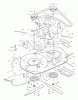 Murray 40706A - 40" Lawn Tractor (1996) Ersatzteile Mower Housing
