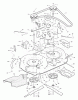 Murray 40708x8B - Scotts 40" Lawn Tractor (1996) (Home Depot) Ersatzteile Mower Housing