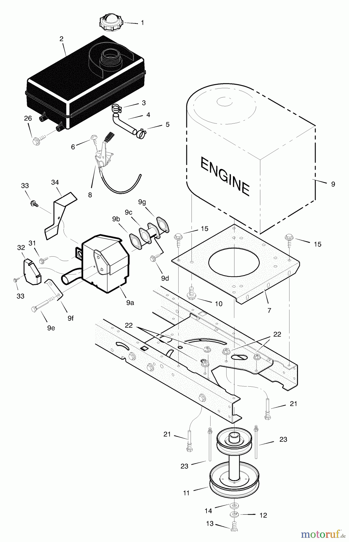 Murray Rasen- und Gartentraktoren 425000x8A - Scotts 42