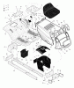 Murray 425001x31A - Scotts 42" Lawn Tractor (2004) (Home Depot) Ersatzteile Chassis & Hood