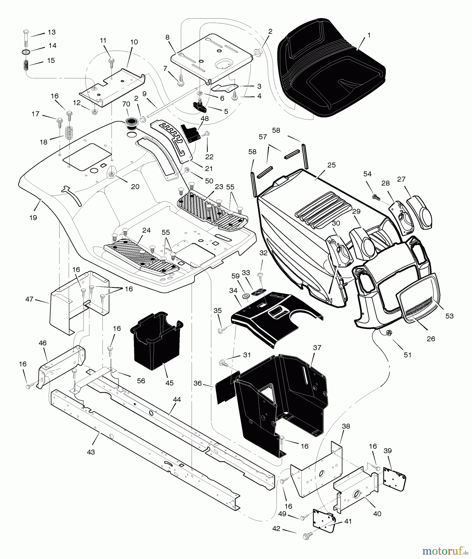 Murray Rasen- und Gartentraktoren 425001x8A - Scotts 42