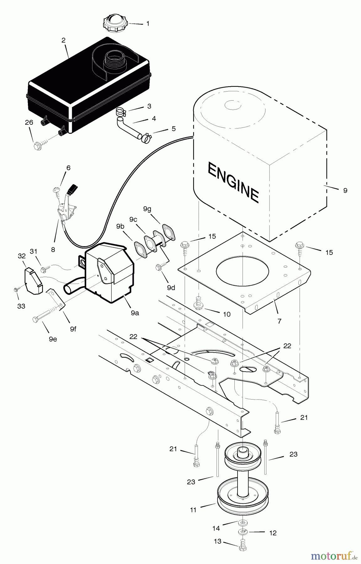 Murray Rasen- und Gartentraktoren 425001x8A - Scotts 42