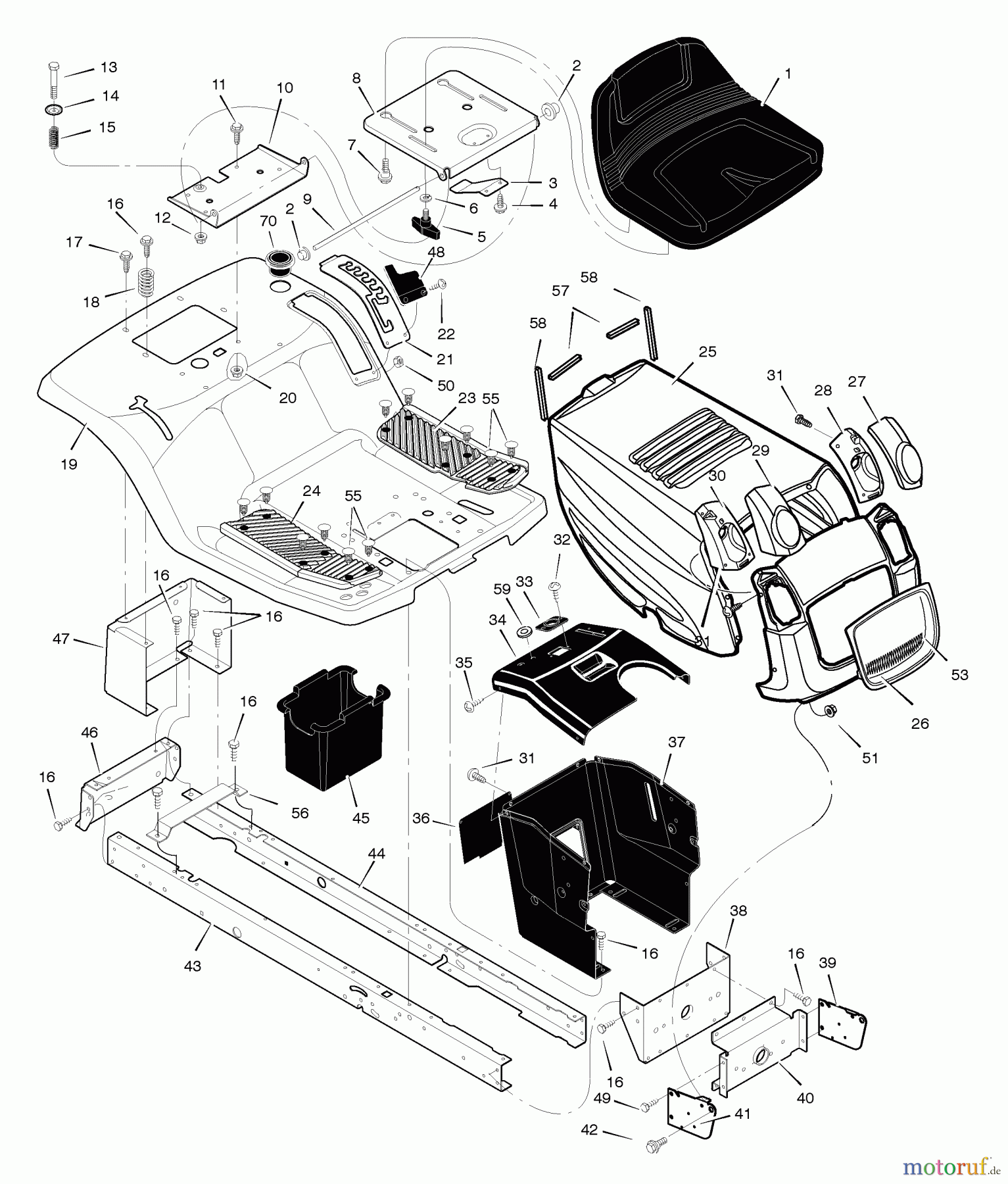 Murray Rasen- und Gartentraktoren 425001x8C - Scotts 42