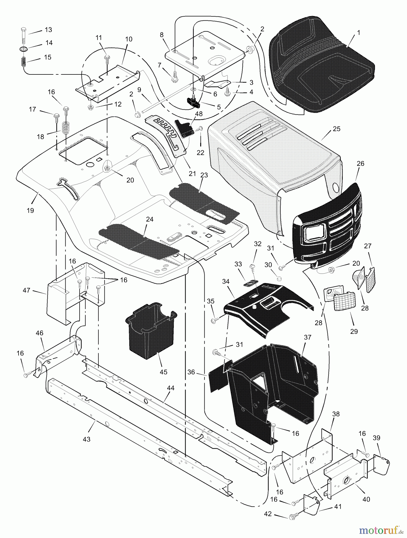 Murray Rasen- und Gartentraktoren 425003x8A - Scotts 42
