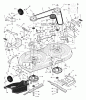 Murray 425004x99A - B&S/ 42" Lawn Tractor (2004) (AAFES) Ersatzteile Mower Housing