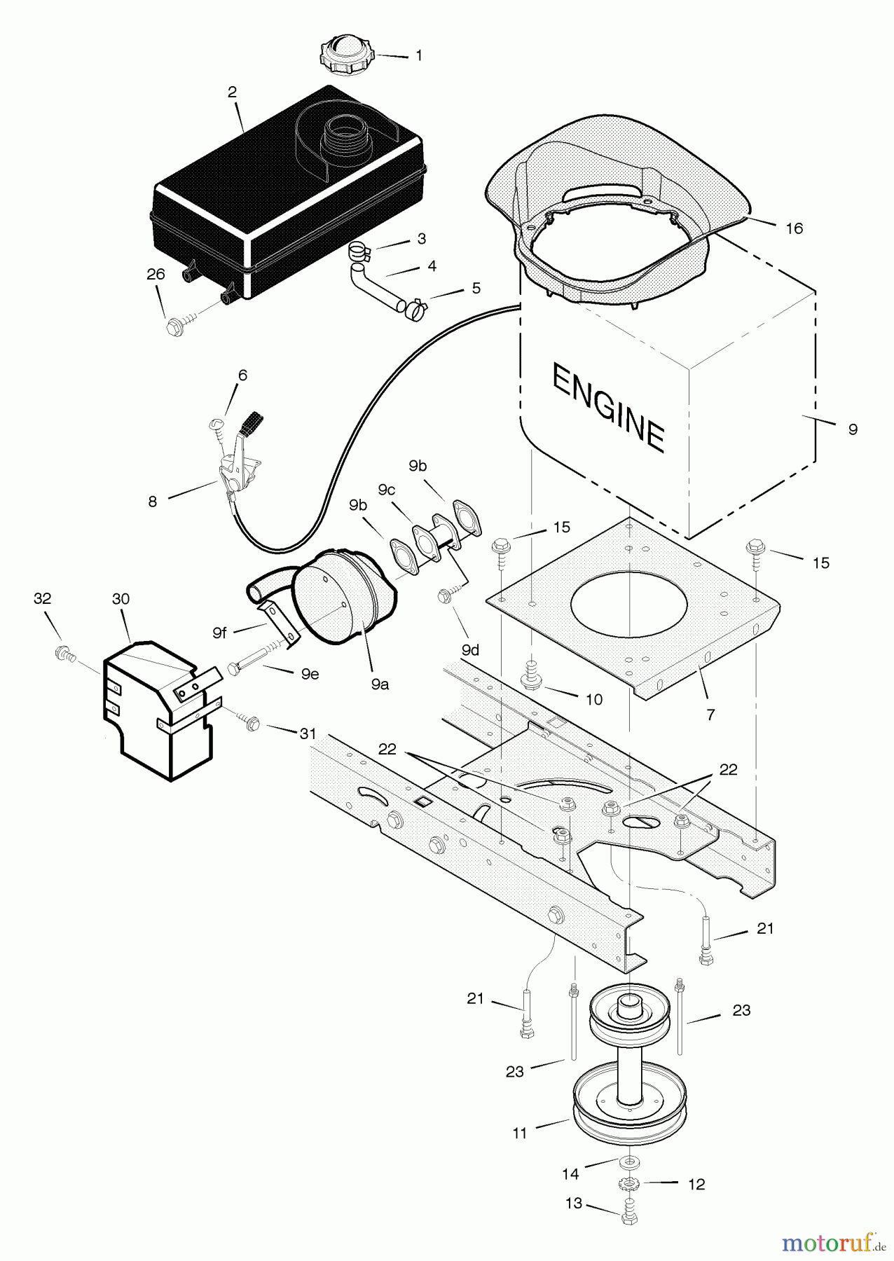 Murray Rasen- und Gartentraktoren 425005x8B - Scotts 42