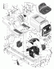 Murray 425008x8A - Scotts 42" Lawn Tractor (2002) (Home Depot) Ersatzteile Chassis & Hood