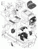 Murray 425009x8A - Scotts 42" Lawn Tractor (2002) (Home Depot) Ersatzteile Chassis & Hood