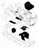 Murray 425014x92B - B&S/ 42" Lawn Tractor (2005) (Walmart) Ersatzteile Chassis & Hood