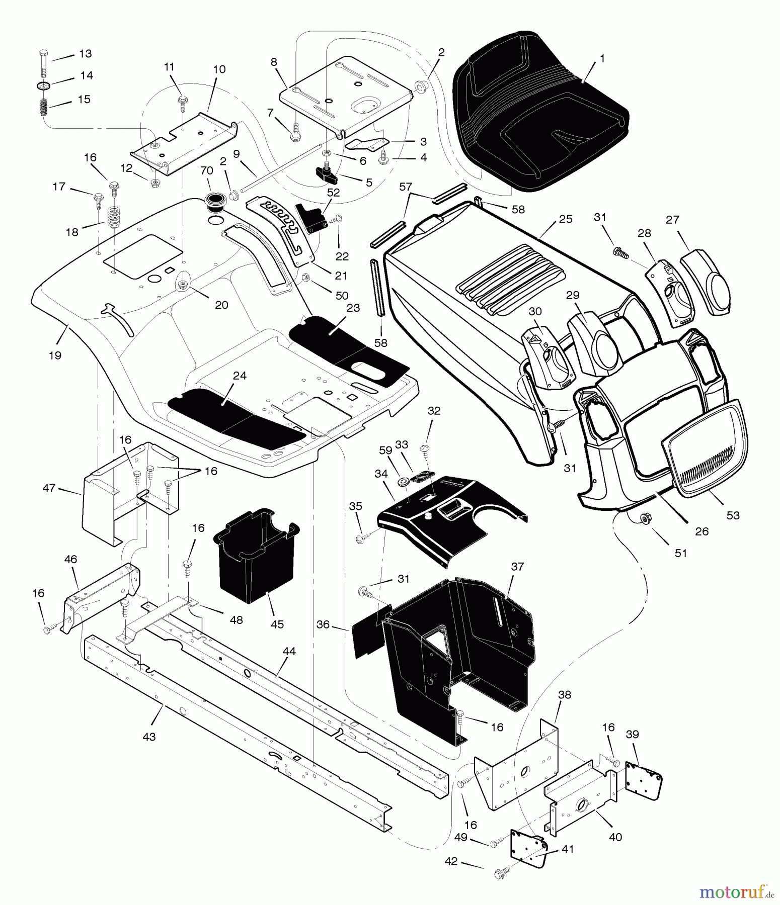Murray Rasen- und Gartentraktoren 425017x24A - B&S/Murray 42
