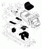 Murray 425017x24A - B&S/ 42" Lawn Tractor (2005) (Meijer) Ersatzteile Chassis & Hood