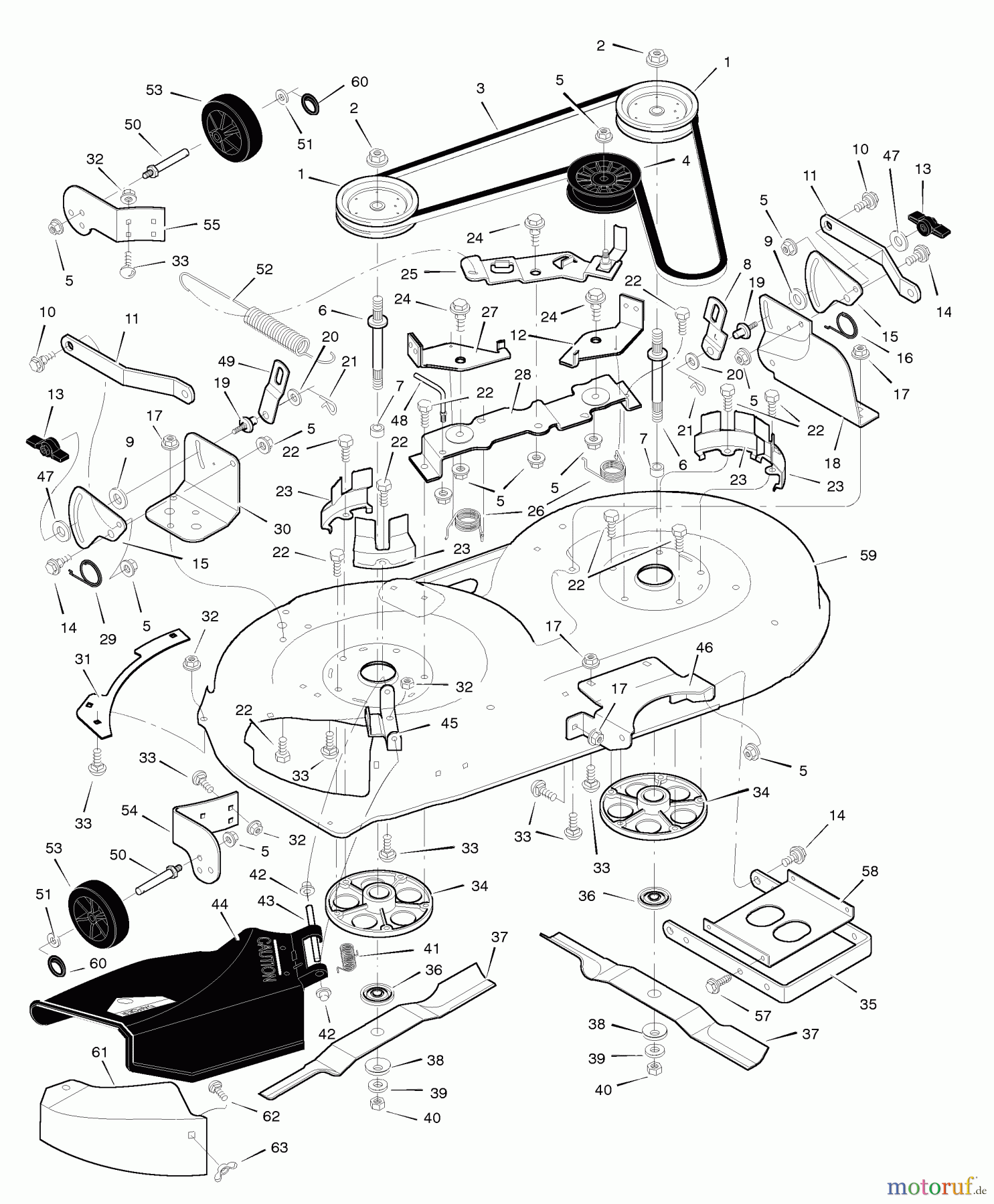  Murray Rasen- und Gartentraktoren 42504x71A - B&S/Murray 42