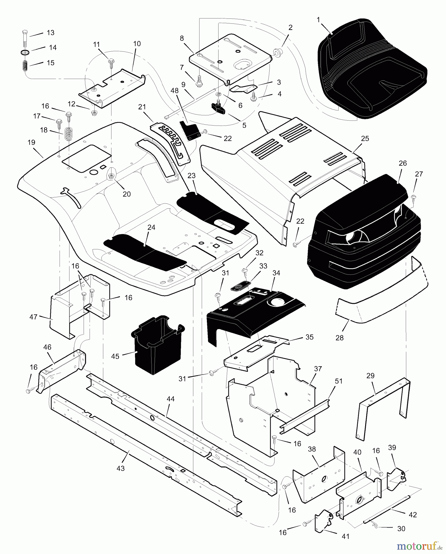 Murray Rasen- und Gartentraktoren 42504x71B - B&S/Murray 42