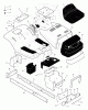 Murray 42504x71B - B&S/ 42" Lawn Tractor (1999) (Quality Stores) Ersatzteile Chassis & Hood