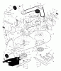 Murray 42504x99B - B&S/ 42" Lawn Tractor (1999) (AAFES) Ersatzteile Mower Housing