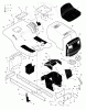 Murray 42505x92A - B&S/ 42" Lawn Tractor (1998) (Walmart) Ersatzteile Chassis & Hood