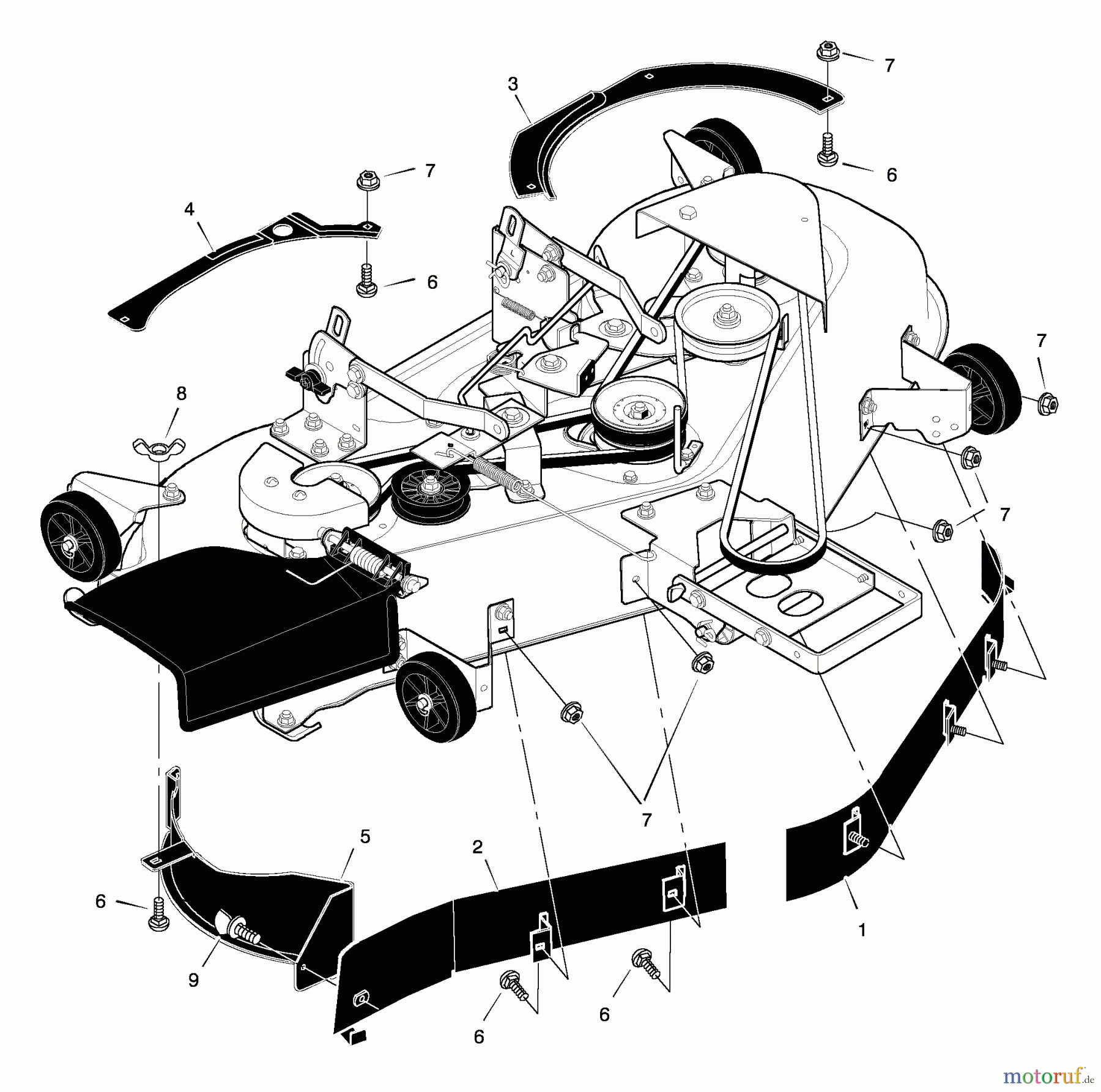 Murray Rasenmäherzubehör 24764A - Murray Accessory Kit (1998) Baffle Assembly