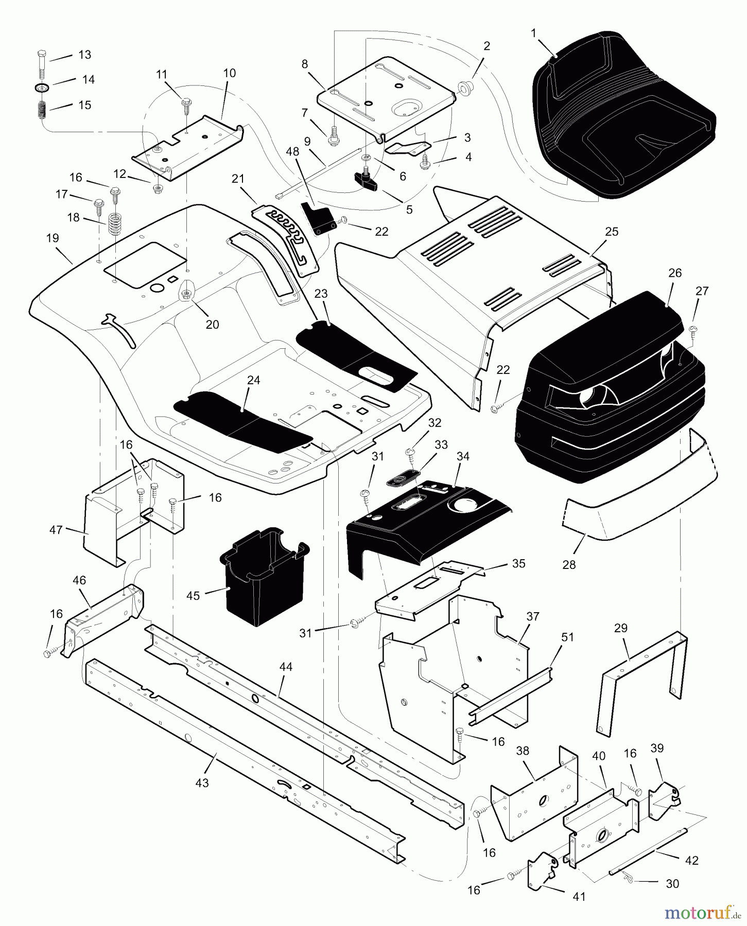 Murray Rasen- und Gartentraktoren 42512x99A - B&S/Murray 42