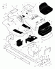 Murray 42512x99A - B&S/ 42" Lawn Tractor (1999) (AAFES) Ersatzteile Chassis & Hood