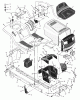 Murray 42516x92B - B&S/ 42" Lawn Tractor (2002) (Walmart) Ersatzteile Chassis & Hood