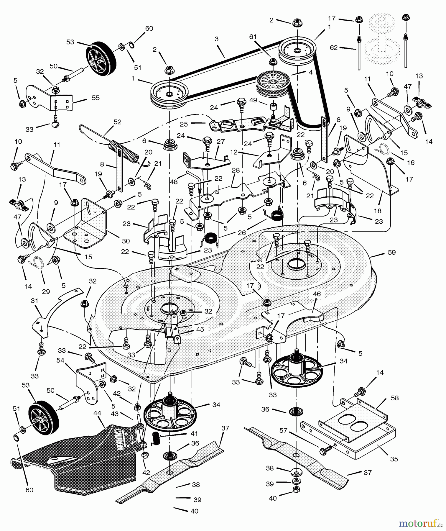  Murray Rasen- und Gartentraktoren 425303x92A - B&S/Murray 42