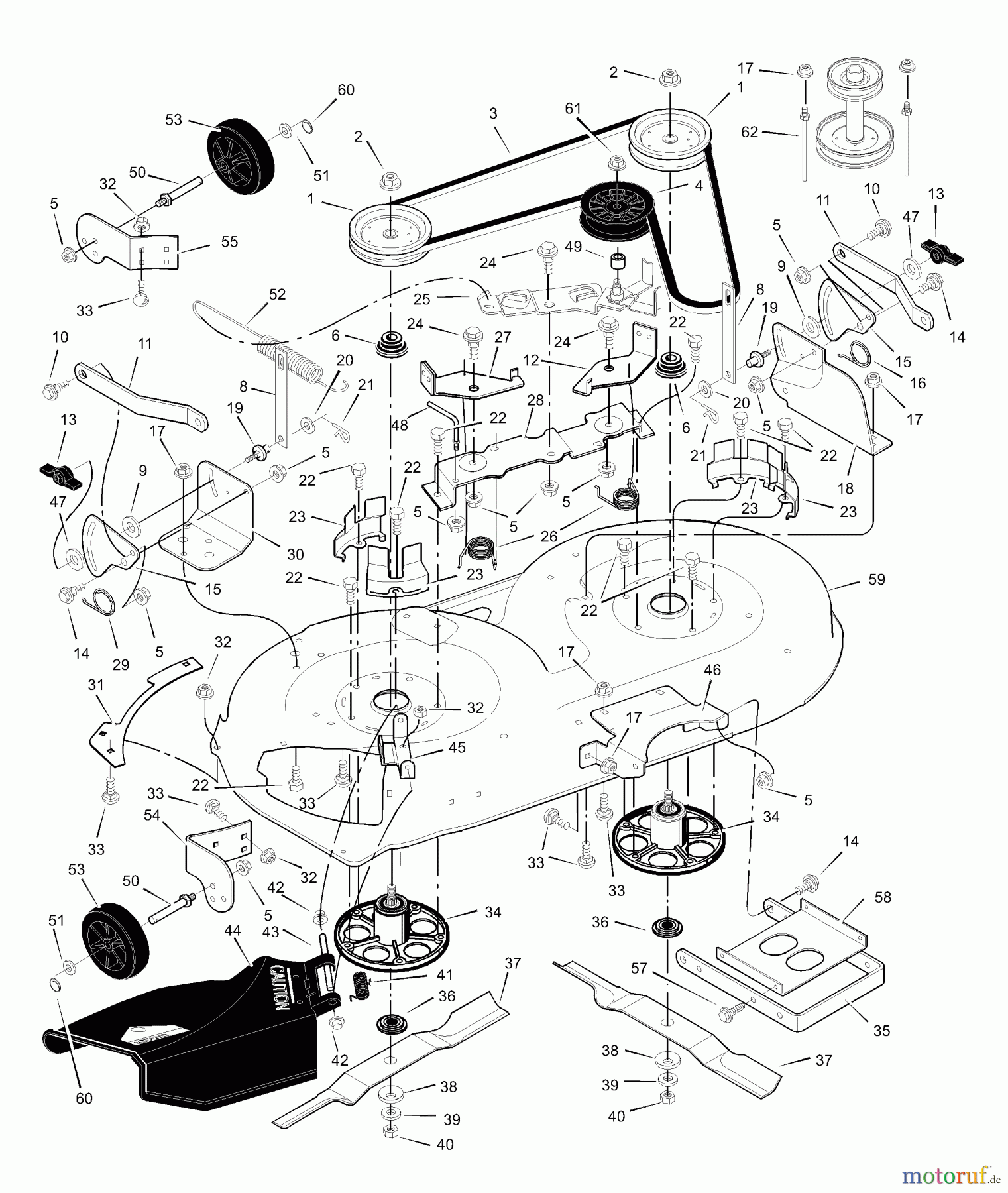 Murray Rasen- und Gartentraktoren 425307x24A - B&S/Murray 42