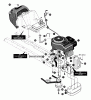 Murray 42531x7A - Scotts 42" Lawn Tractor (1997) (Home Depot) Ersatzteile Engine & Control Assembly