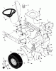 Murray 42534A - 42" Lawn Tractor (1997) Ersatzteile Steering