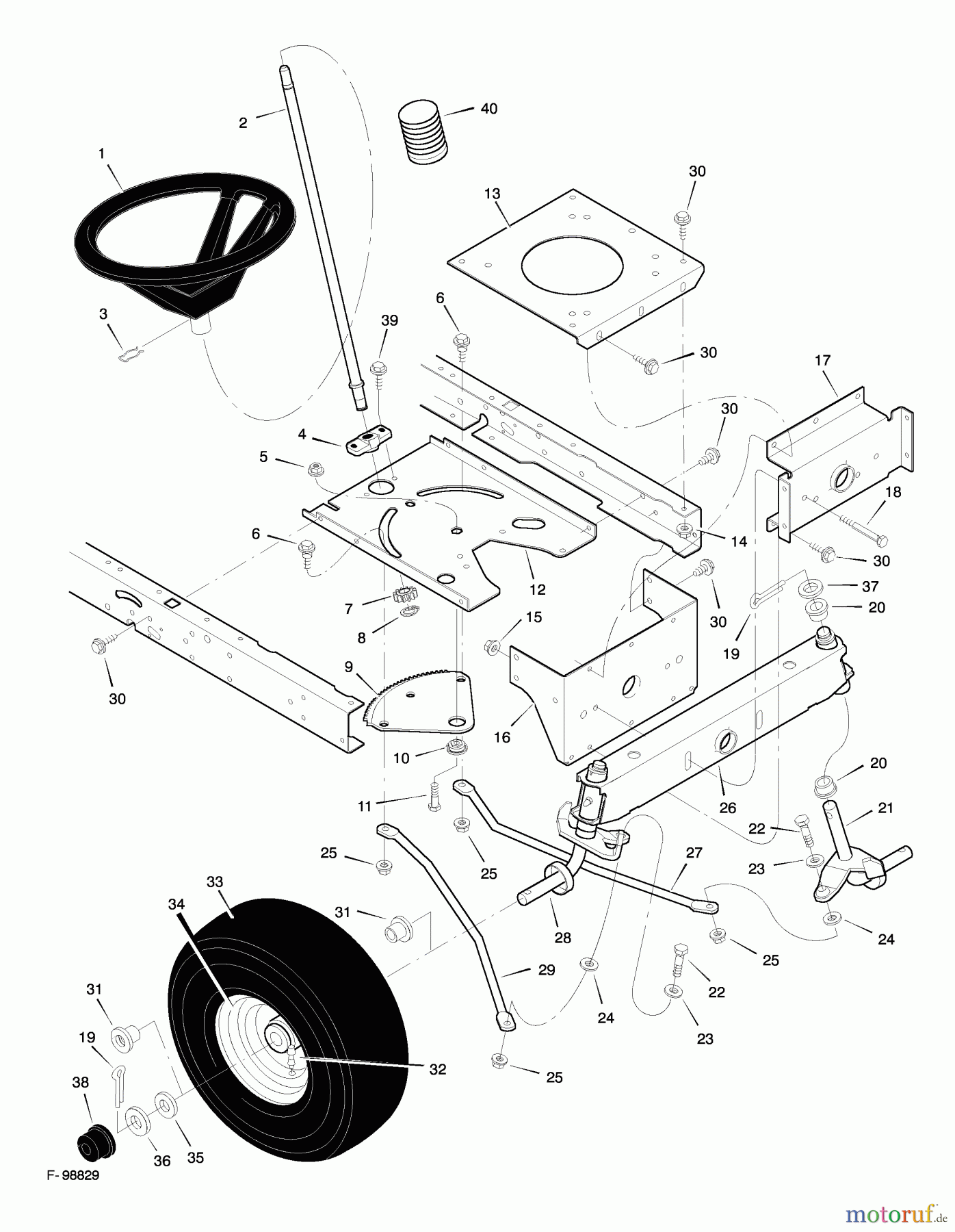  Murray Rasen- und Gartentraktoren 42539A - Murray 42