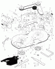 Murray 42542C - 42" Lawn Tractor (1998) Ersatzteile Mower Housing