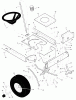 Murray 42542C - 42" Lawn Tractor (1998) Ersatzteile Steering