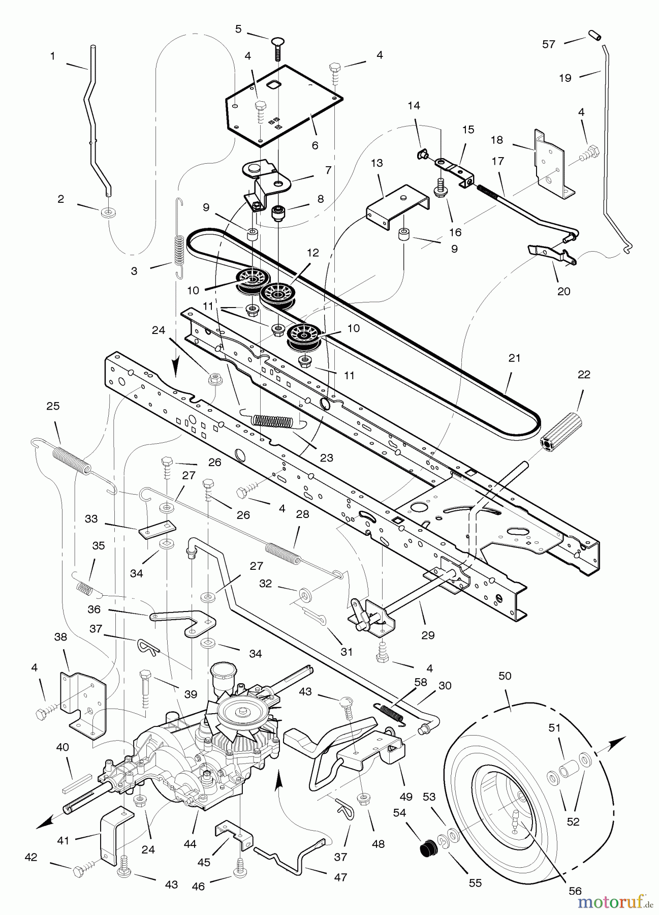 Murray Rasen- und Gartentraktoren 425600x48A - B&S/Murray 42
