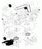 Murray 425600x48A - B&S/ 42" Lawn Tractor (2005) (Mills) Ersatzteile Mower Housing