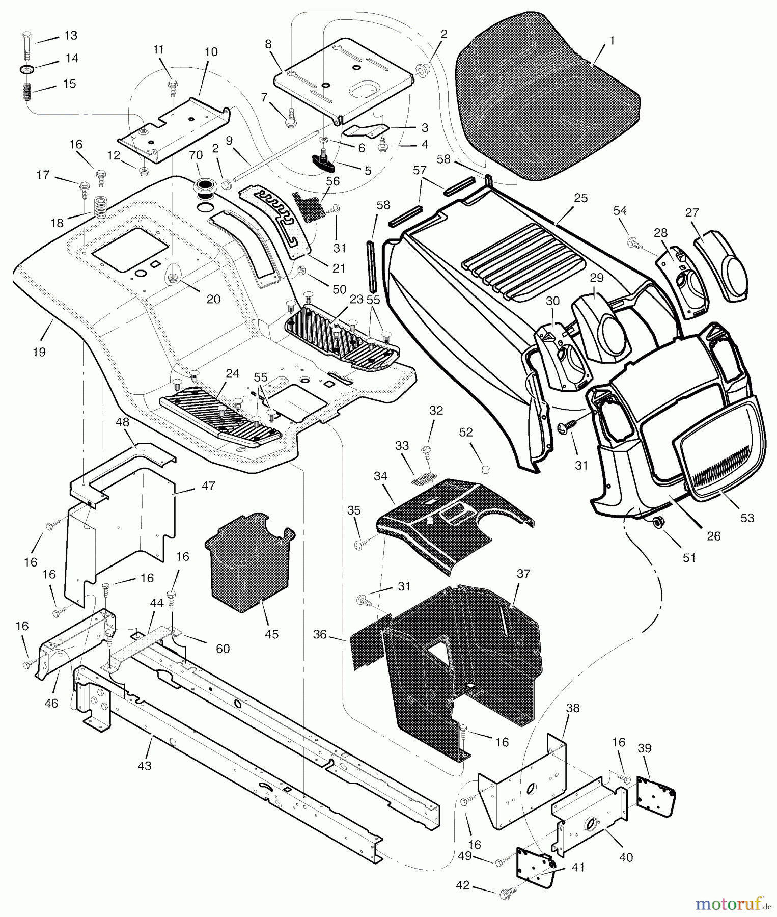  Murray Rasen- und Gartentraktoren 425600x8A - Scotts 42