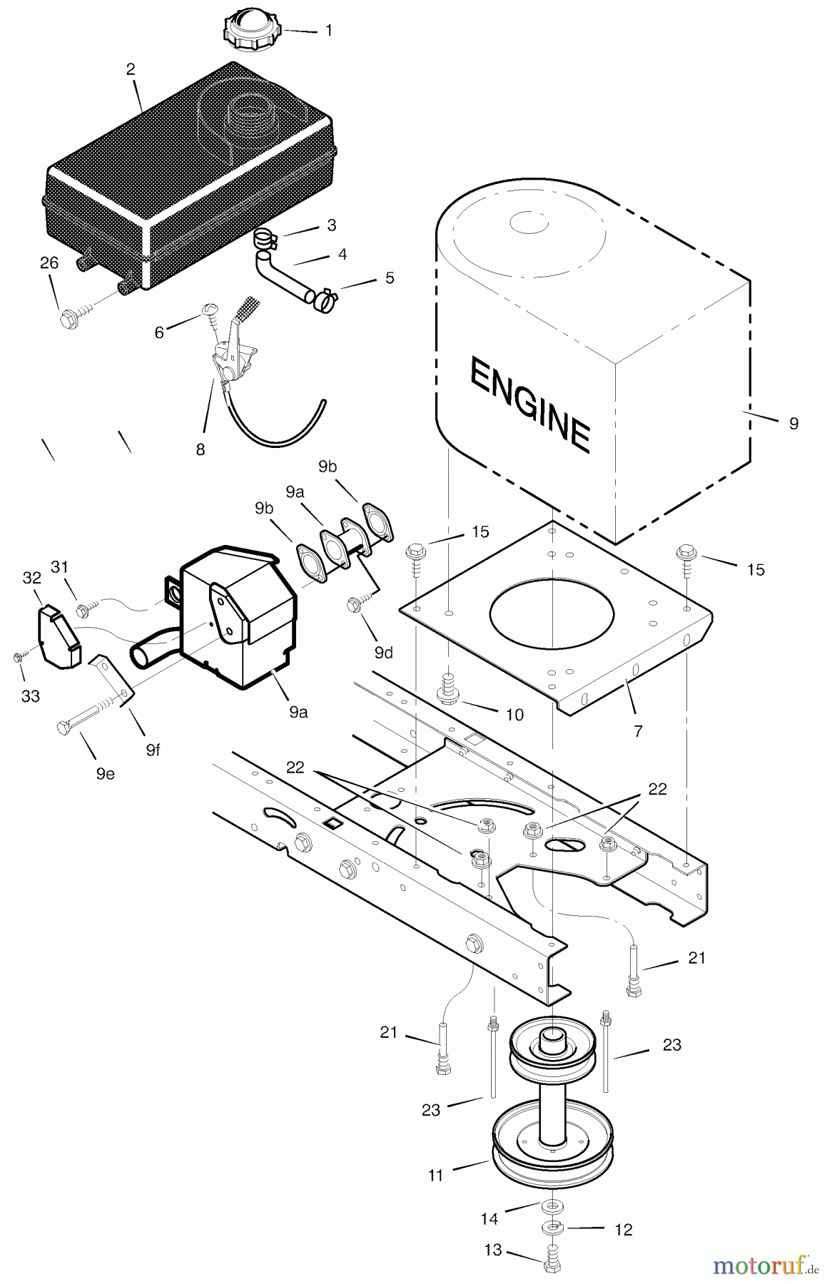  Murray Rasen- und Gartentraktoren 425600x8A - Scotts 42