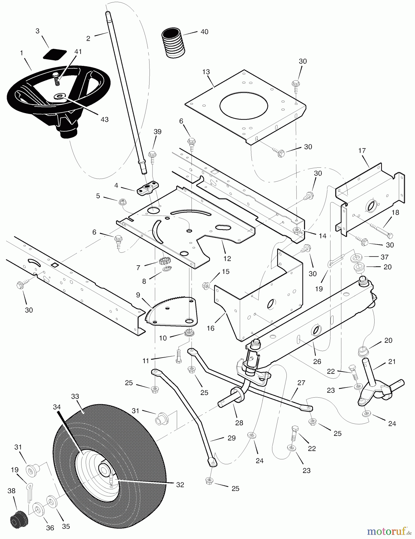  Murray Rasen- und Gartentraktoren 425600x8A - Scotts 42
