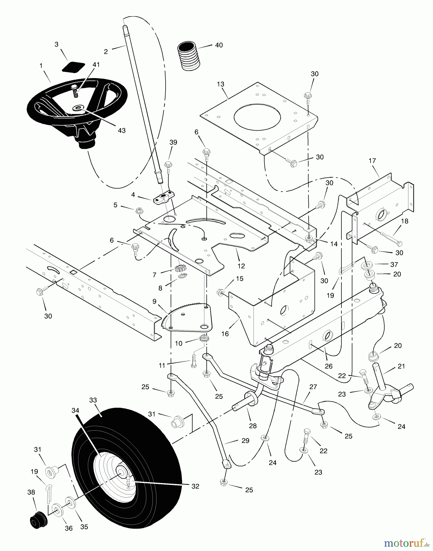 Murray Rasen- und Gartentraktoren 425603x99A - B&S/Murray 42