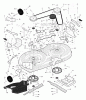 Murray 425604x99A - B&S/ 42" Lawn Tractor (2004) (AAFES) Ersatzteile Mower Housing