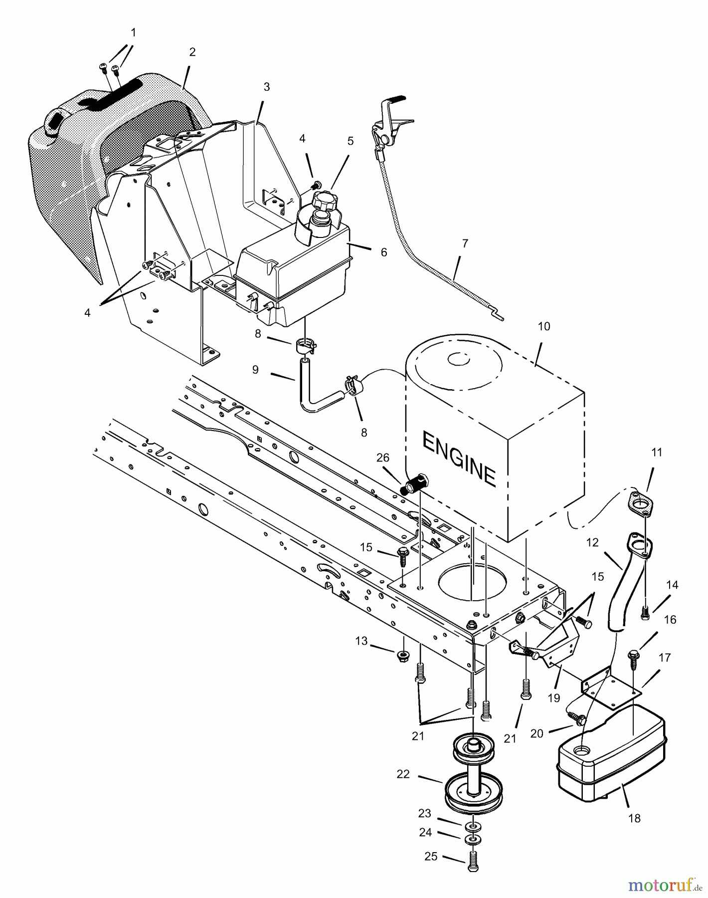 Murray Rasen- und Gartentraktoren 425605x692A - Stanley 42