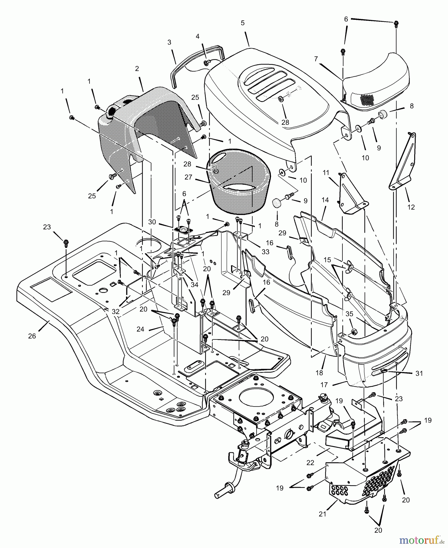 Murray Rasen- und Gartentraktoren 425605x692A - Stanley 42