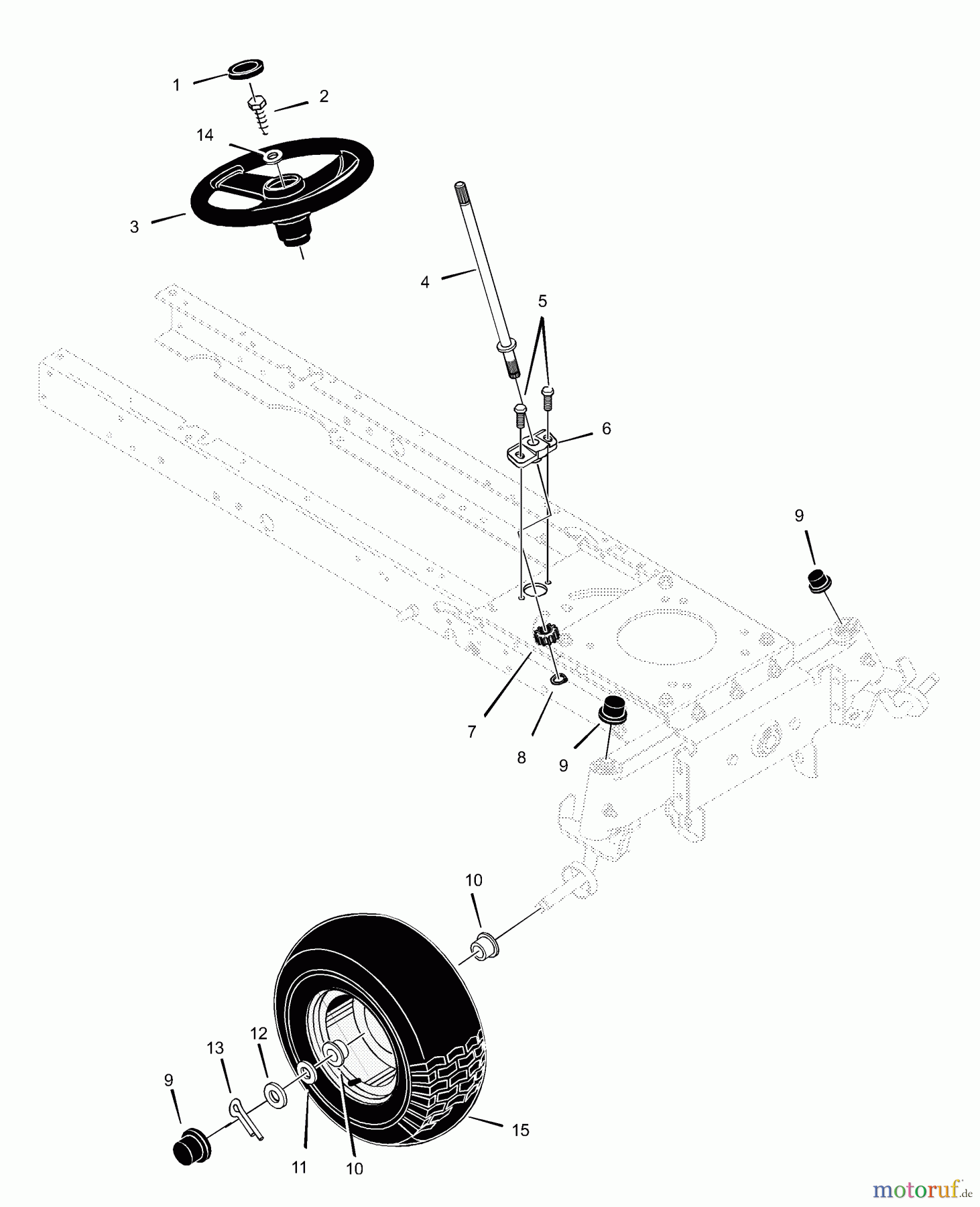 Murray Rasen- und Gartentraktoren 425605x692B - Stanley 42