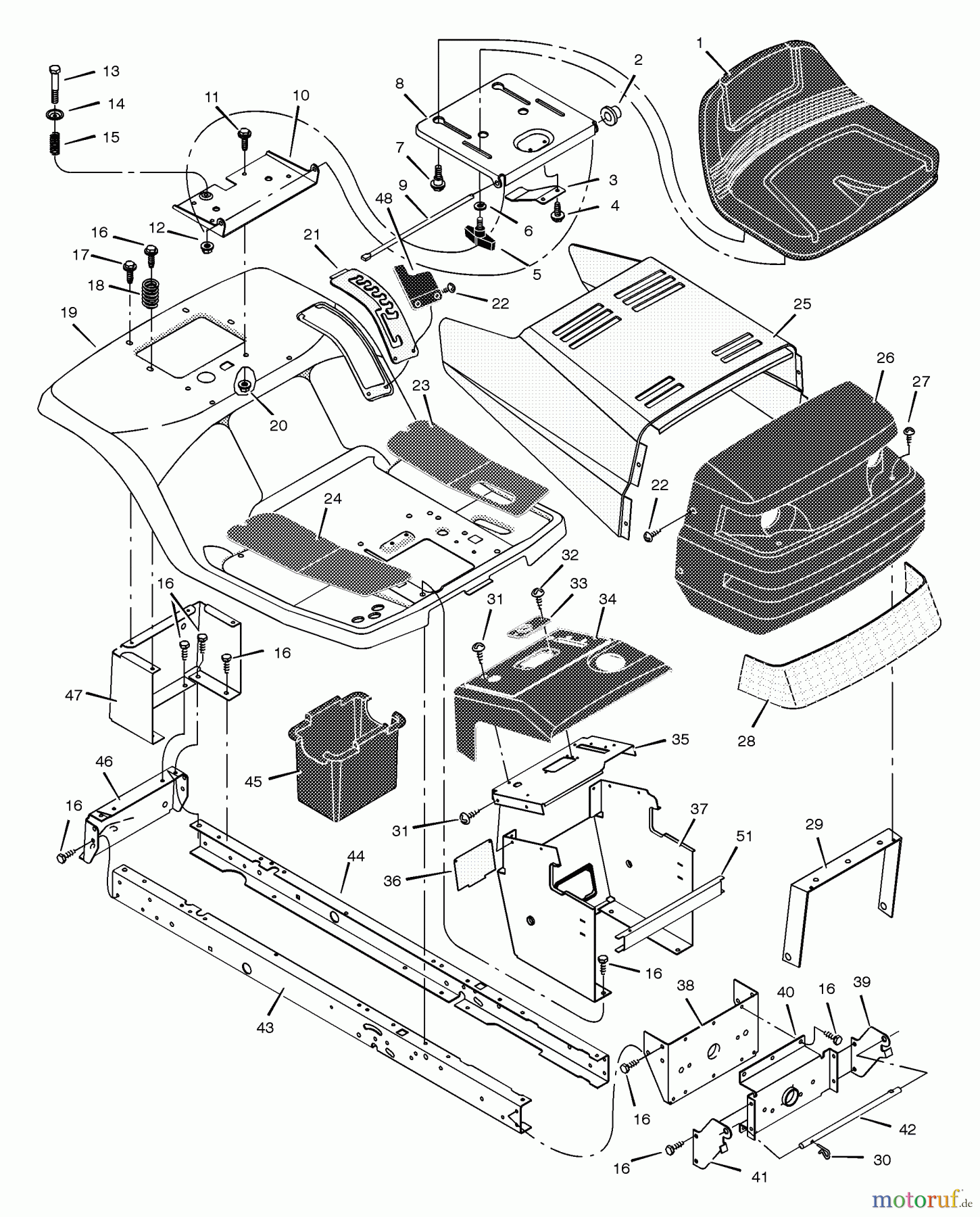 Murray Rasen- und Gartentraktoren 425610x99A - B&S/Murray 42