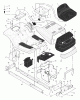 Murray 425610x99B - B&S/ 42" Lawn Tractor (2001) (AAFES) Ersatzteile Chassis & Hood
