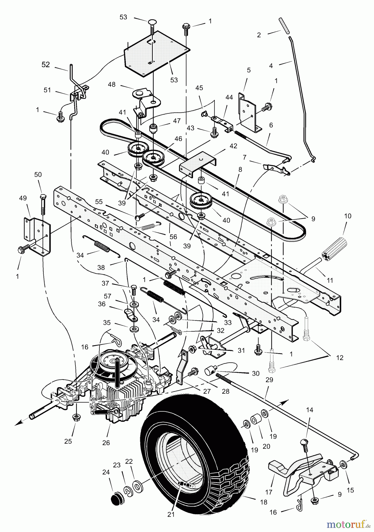 Murray Rasen- und Gartentraktoren 425610x99B - B&S/Murray 42