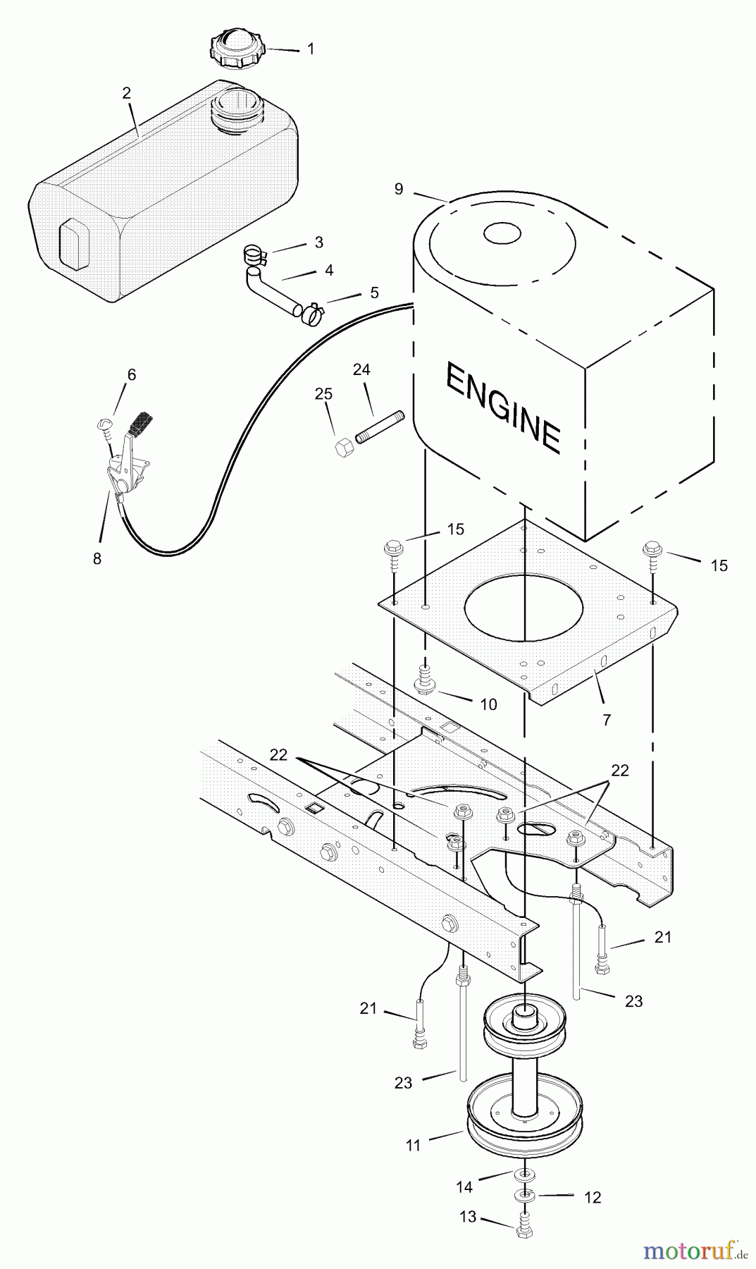  Murray Rasen- und Gartentraktoren 425610x99B - B&S/Murray 42