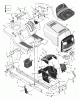 Murray 425611x99A - B&S/ 42" Lawn Tractor (2001) (AAFES) Ersatzteile Chassis & Hood