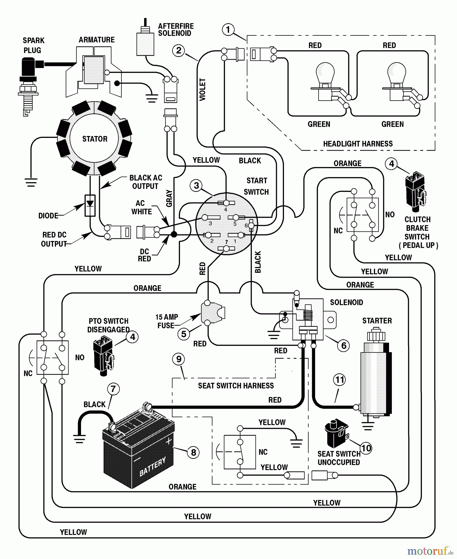 Murray Rasen- und Gartentraktoren 425611x99A - B&S/Murray 42