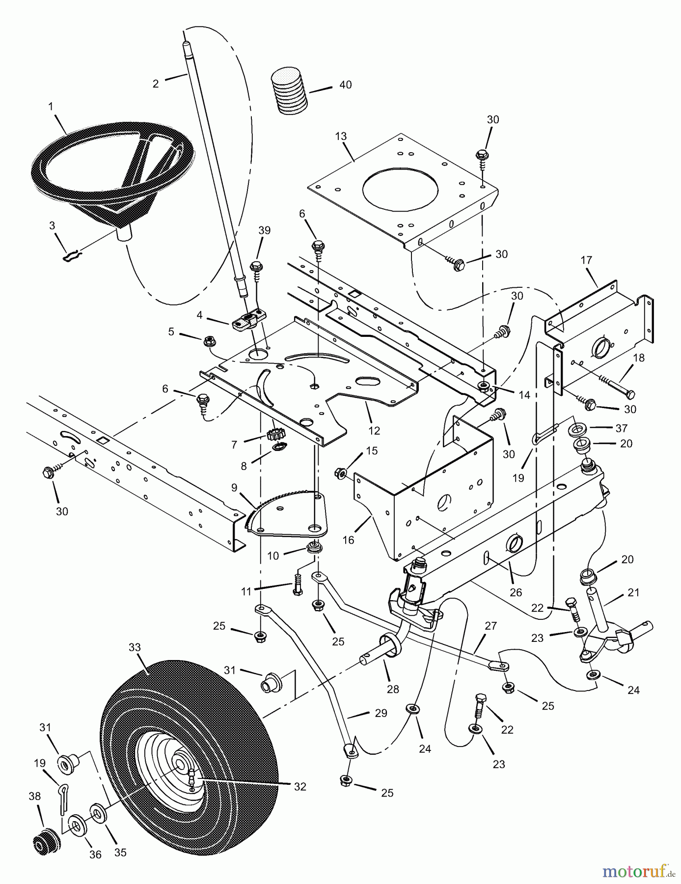 Murray Rasen- und Gartentraktoren 425611x99B - B&S/Murray 42