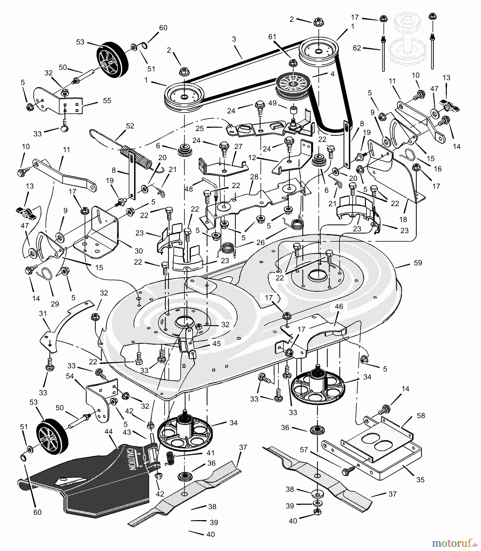  Murray Rasen- und Gartentraktoren 425612x99A - B&S/Murray 42